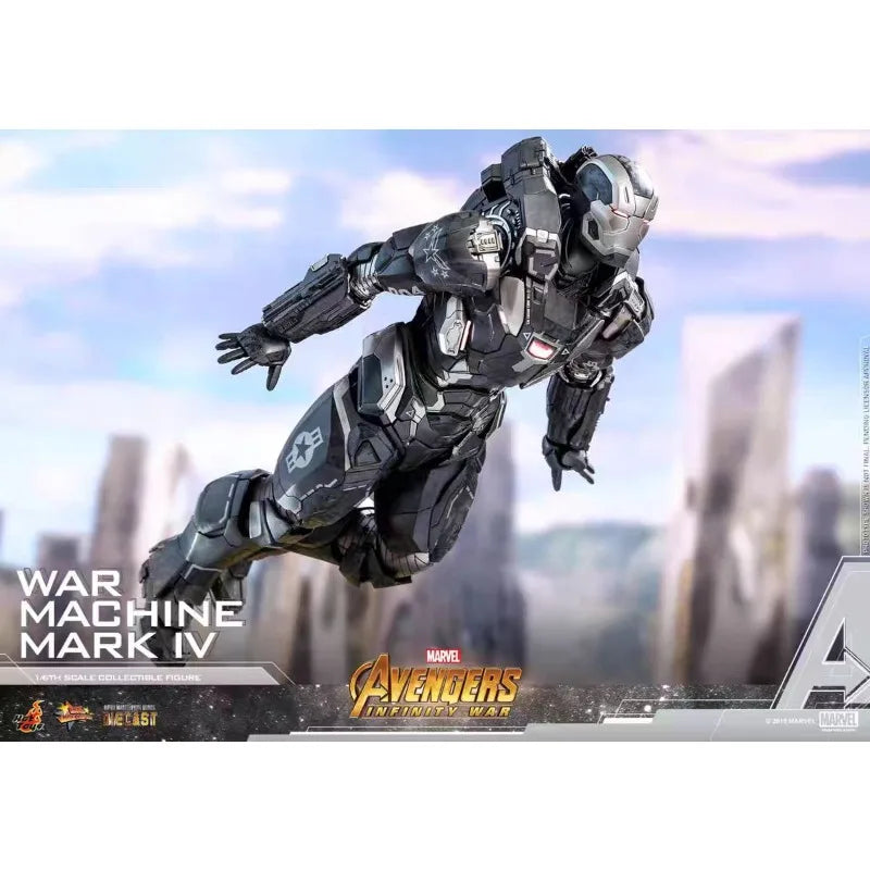Original Hot Toys Marvel AVENGERS INFINITY WAR MMS499D26 MACHINE MK4 Anime Figure Collection Toys Models