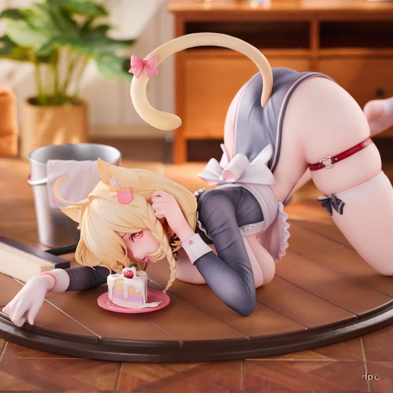 KAWA DESIGN Kawa DESIGN Maid Meow Ji Cat Coco 1/6 Scale Figure Doll Model Ornaments Collection Toy