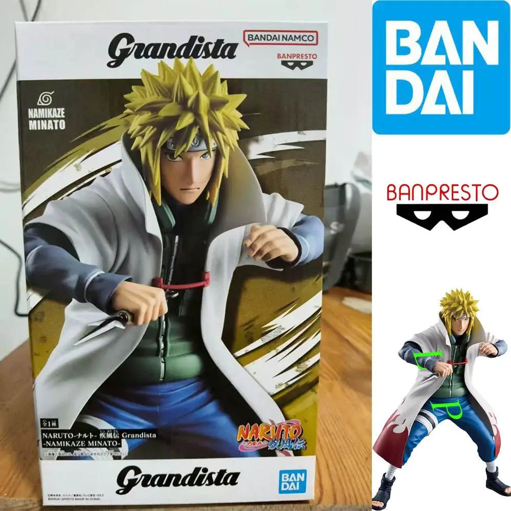 NARUTO series Namikaze Minato 23cm brand new Spot goods BANDAI Banpresto Anime Figure Model Genuine Boxed Toy