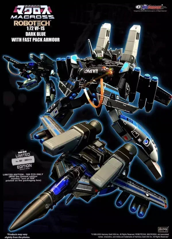 Add in-stock items to favoritesKitzConcept Macross Robotech VF-1S VF1S Limited Edition with Super Space Parts KIT Luminous LED A