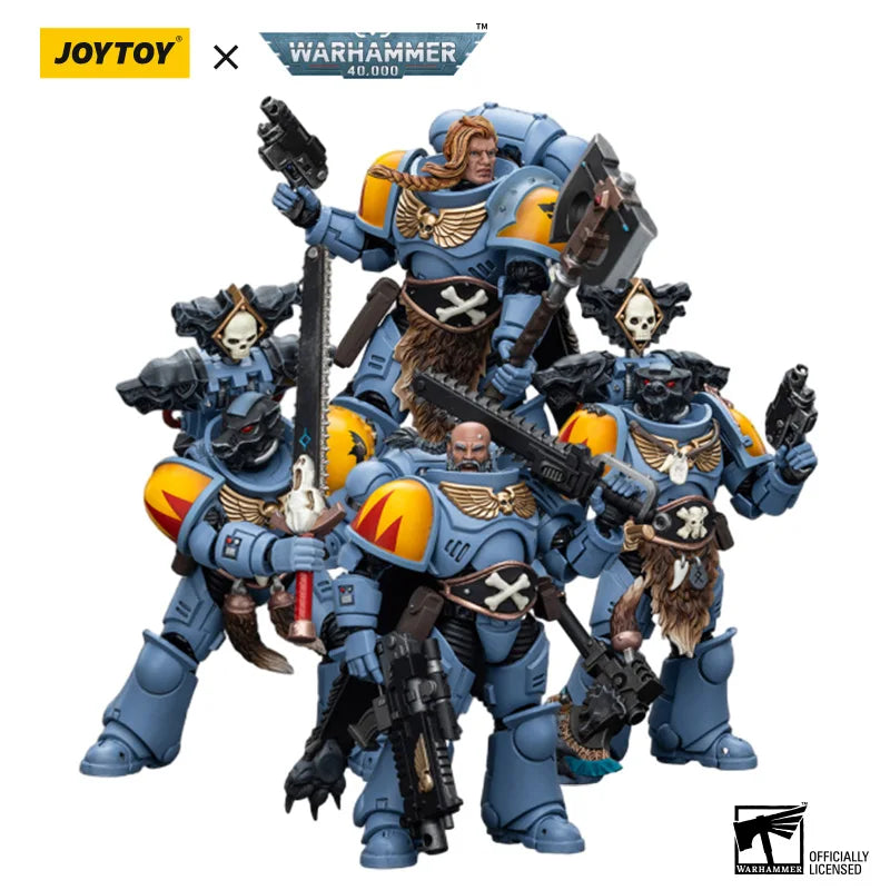 JOYTOY Warhammer 40k 1/18 Actionfiguren 11,7 cm Space Marines Space Wolves Claw Pack
