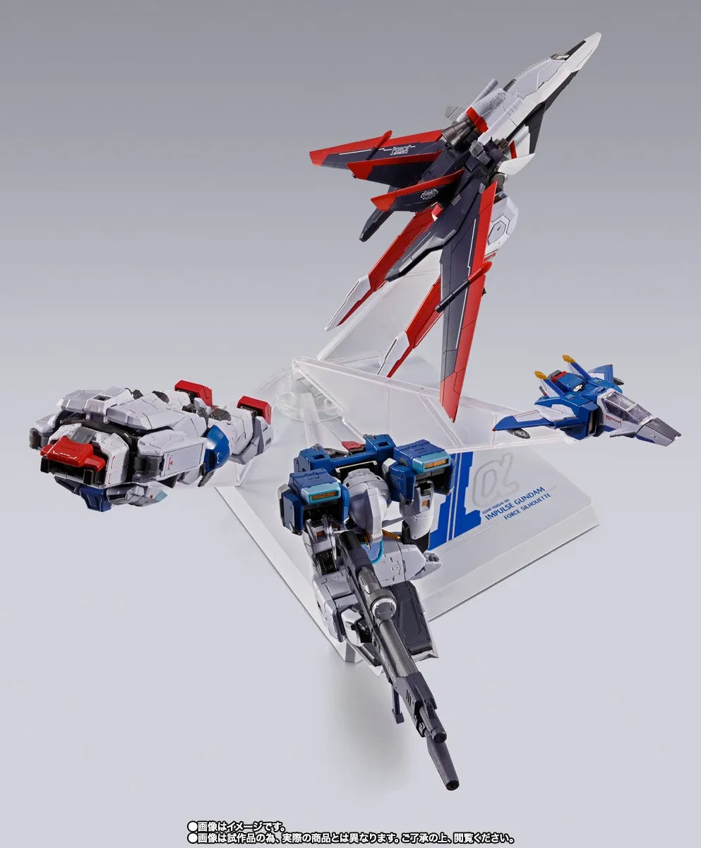 In Stock Genuine BANDAI METAL BUILD Mobile Suit Gundam SEED DESTINY Force Impulse Gundam Figure Anime Action Model Toy