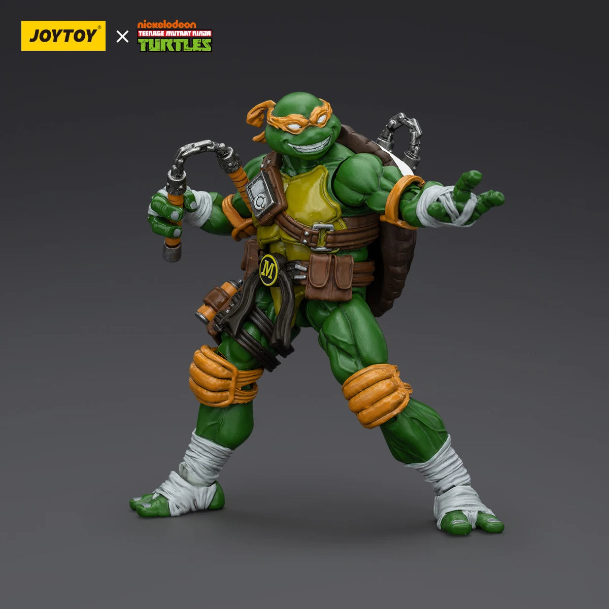 JOYTOY Ninja Turtles Soldier 18 Scale Action Figure Collectible Toy for Fans Shell Shocked Series in Stock