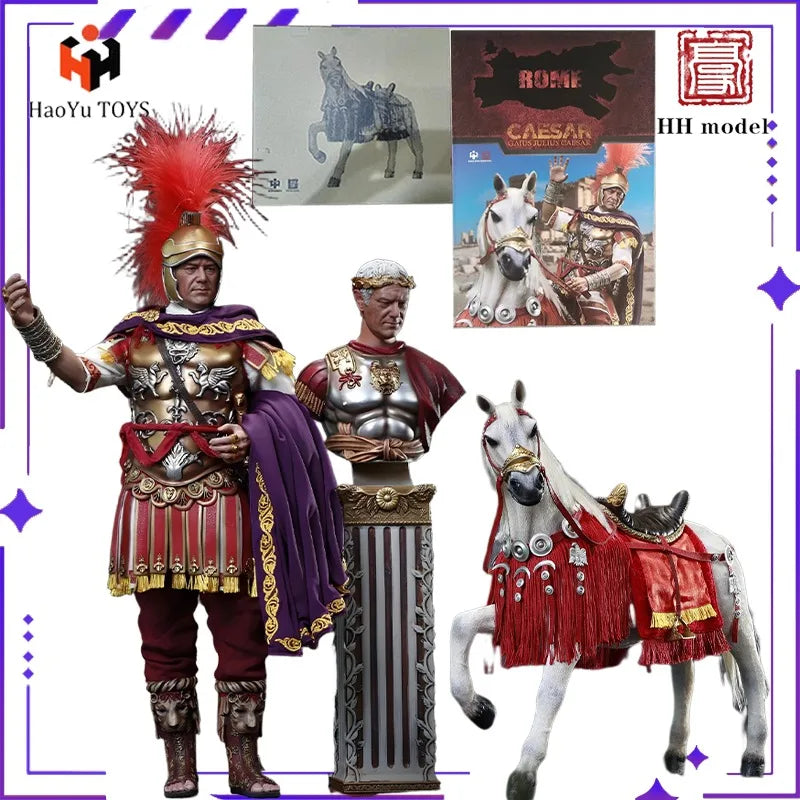 HHMODEL X HAOYUTOYS Original 1/6 Empire Legion Caesar Alloy Finished Product Movable Doll Soldier Model Toy Ornament Collection