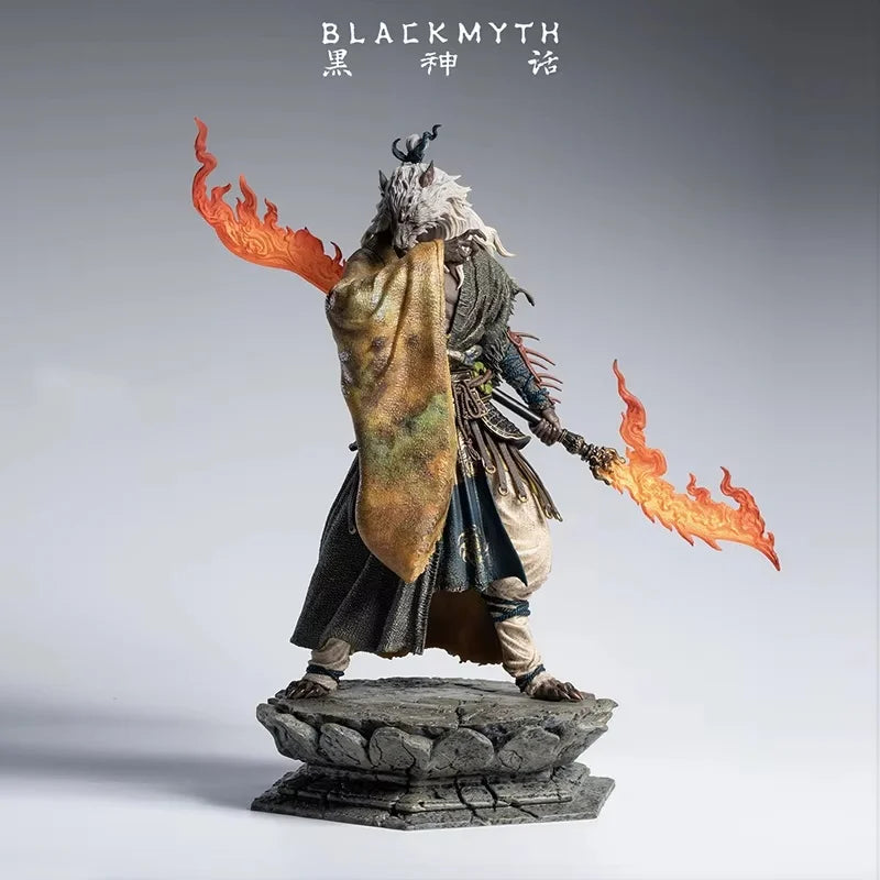 Black Myth Wukong 1/12 Collectible Action Figure Destined One Yaksha King Yan Huo Set Desktop Display For Game Collection Fans