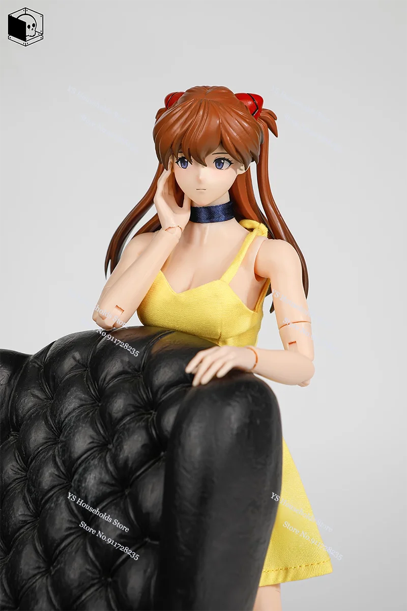 Skull Box Toys 1/6 Asuka Langley Soryu Ayanami Rei Anime Girl Cloth Action Figure EVA Fans Collectible 12" Soldier Model Doll