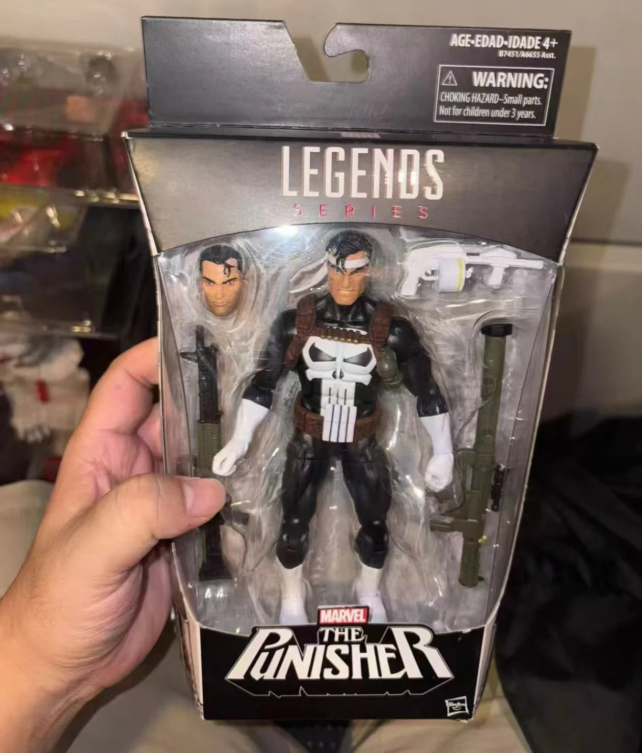 Original Hasbro Marvel Legends Series The PUNISHER Anime Figure Toy Collection Gift