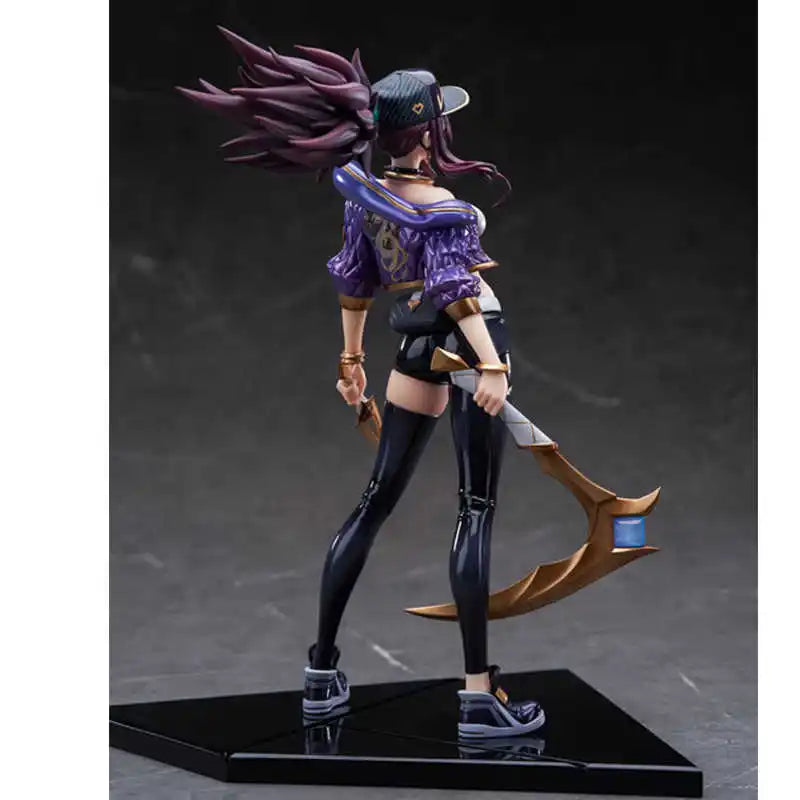 APEX INNOVATION K/DA Akali The Rogue Assassin PVC-Figur, Sammlermodell, Figur, echtes Charaktermodell, Spielzeug-Geschenksammlung