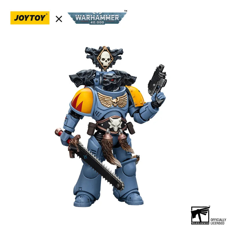 JOYTOY Warhammer 40k 1/18 Actionfiguren 11,7 cm Space Marines Space Wolves Claw Pack