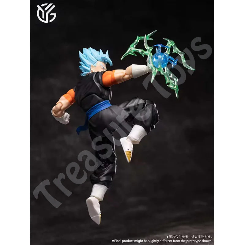 YG-mw Studio Vegito Figure Dragon Ball SHF Super Saiyan God Vegito Vegetto Anime Action Figures Figurine Model Kids Gifts Toys