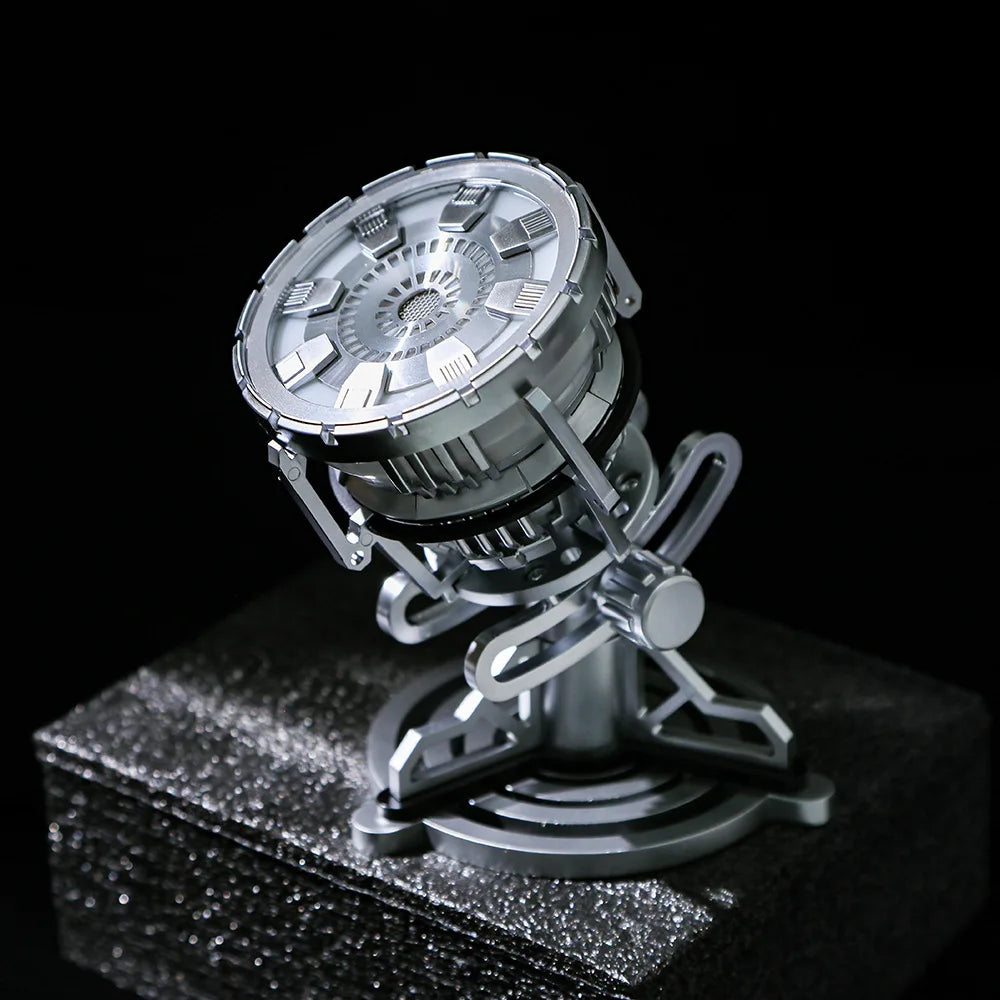 1:1 Toys Iron Man MARK1 Arc Reactor 3 Generations Tony Stark Heart Of Mark5 Figure Led Light Model Palladium Element Chest Lamp