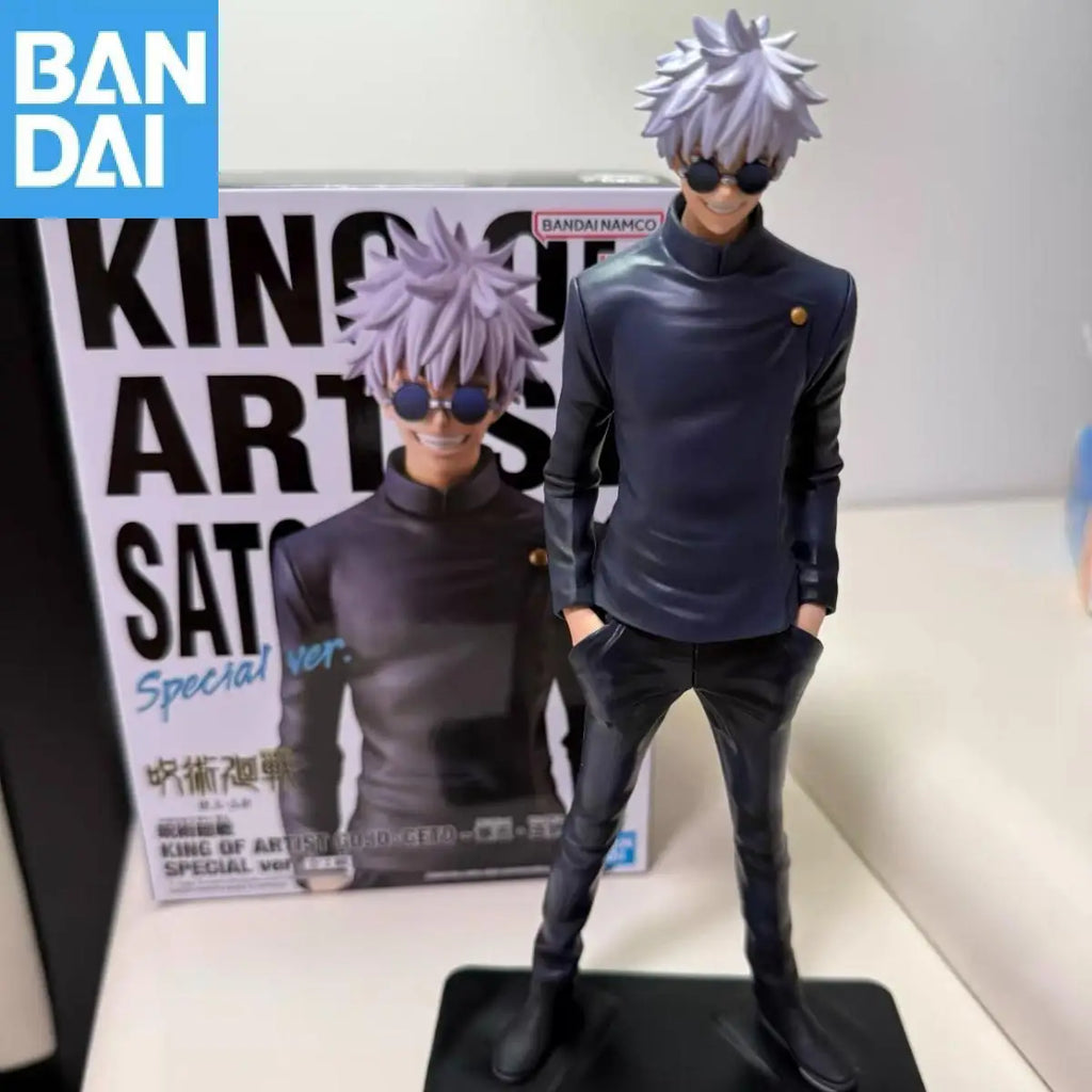 BANDAI Original Jujutsu Kaisen KING OF ARTIST Gojo Satoru SPECIAL ver. Action Figure Model Toys Besktop Decorate Christmas Gifts