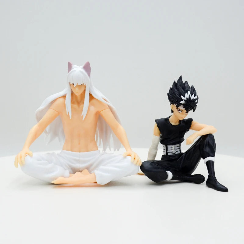 23cm ARTFX J YuYu Hakusho Hiei Anime Figure Youko Kurama/Yusuke Urameshi/Shuichi Minamino Action Figure Gk Model Doll Toys Gifts