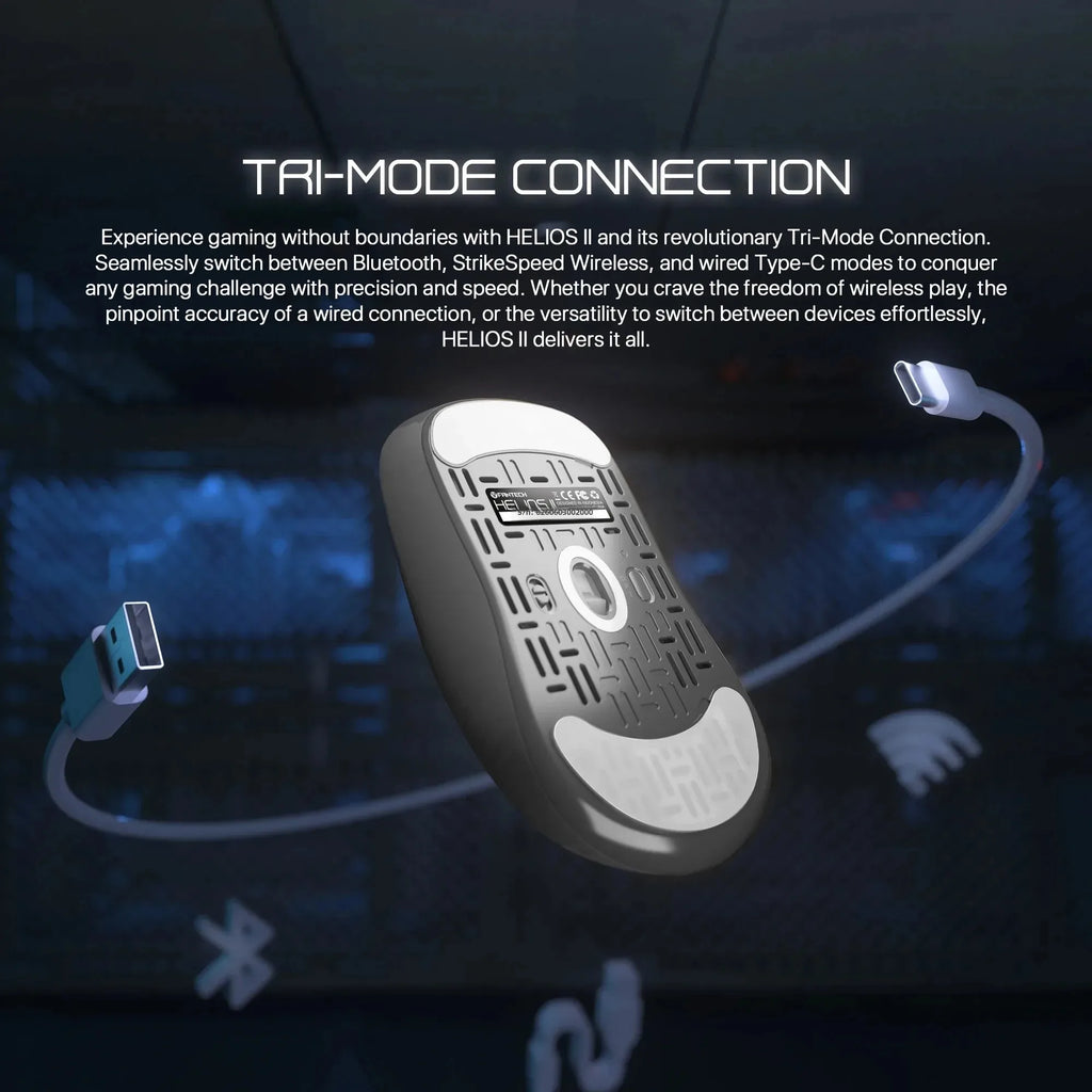 FANTECH HELIOS II XD3v3 Drahtlose und Verdrahtete Gaming Maus PAM3395 TTC Gold Schalter 26000DPI Optische Maus 55g Mäuse für Gamer Maus