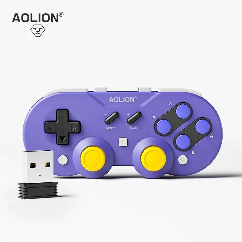 AOLION Wireless Bluetooth Gamepad Controller Hall Joystick for Windows Android mac iOS Nintendo Switch 2/1 Steam Somatosensory