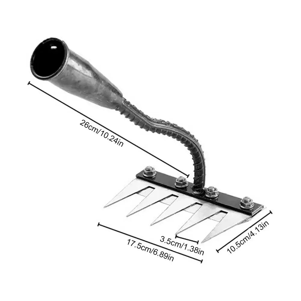 Hand Weeder Tool Uprooting Puller Manual Detachable Remover Efficient Ergonomic Weeding Uprooting Tool for Easy Use in Your Yard