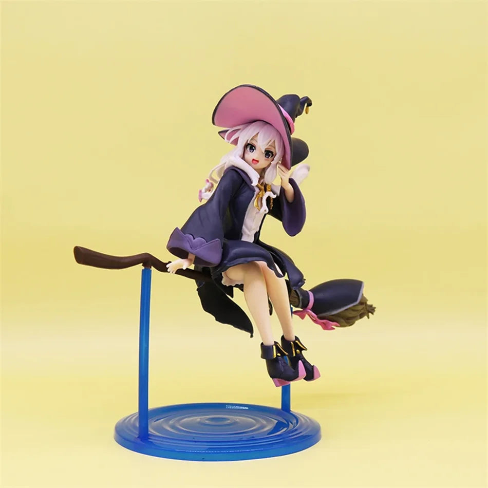 19cm Elaina Anime Figure Wandering Witch: The Journey of Elaina Action Figure Witch Figurine Collection Model Toy Halloween Gift