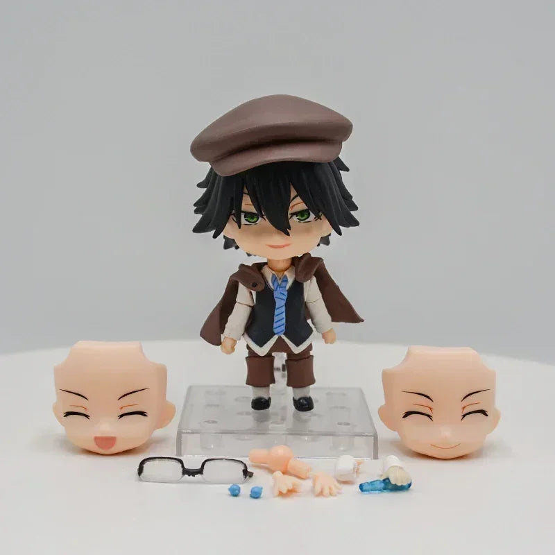 20cm Bungou Stray Dogs Nakahara Chuuya Anime Figure Dazai Osamu Action Figure Edogawa Rampo Figurine Collectible Model Doll Toys