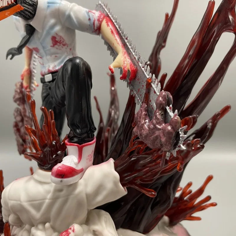 Hot Anime Chainsaw Man Figure Denji Makima Power Action Figure Chainsaw Man Pochita Figurine Collection Model Doll Toy Boys Gift
