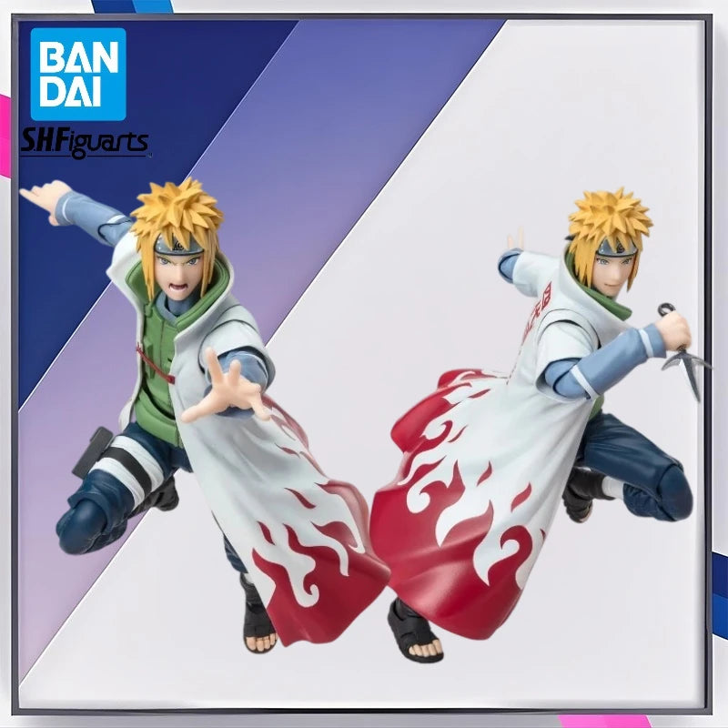 Bandai SH Figuarts Shf Naruto Shippuden Minato Namikaze Narutop99 Edition Anime Action Figures Toys Models Figure Collector