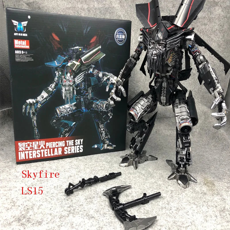 Skyfire LS15 Model Transformation Toys AOYI Jetfire LS-15 Aircraft Robot LS14 Optimus Commander Deformation Figure Star Elder