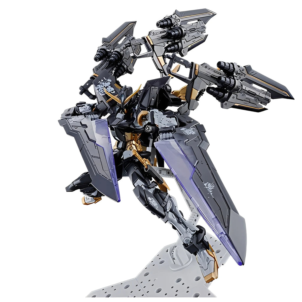 MG 1/100 Gundam Astray Black Rotten Wood BANDAI PB LIMITED Anime Robot Action Figure Assembly Model Cross Contrast Colors