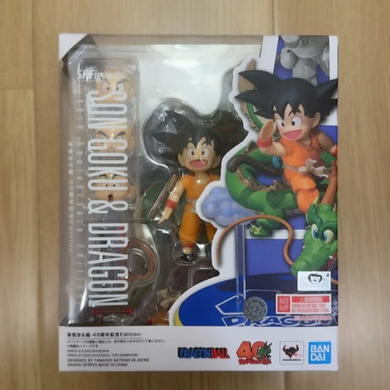 Banpresto SHF Dragon Ball Kid Goku Shenron VJUMP 40th Anniversary Commemorative Action Figure Collectible - in Stock