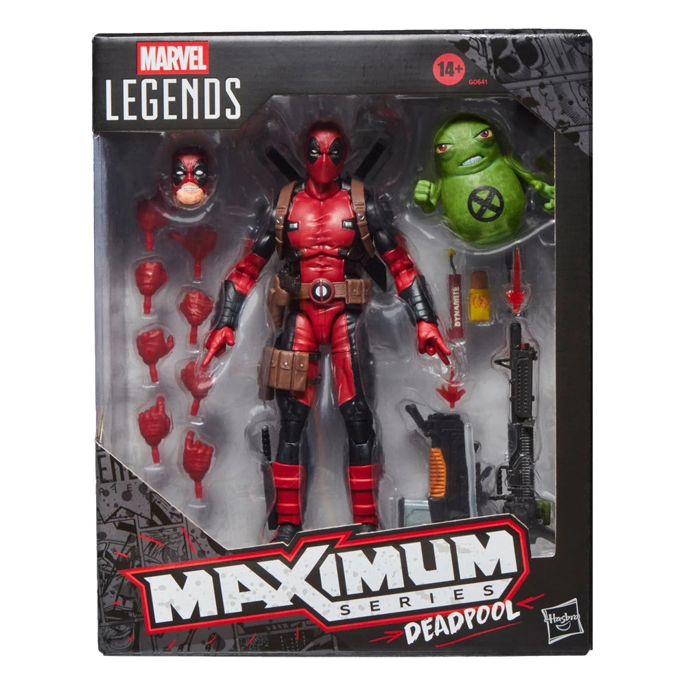 [In-Stock] Original Hasbro Marvel Legends Maximum Series Deadpool & Doop 15cm Deluxe Anime Action Figure Model Ornament Toys