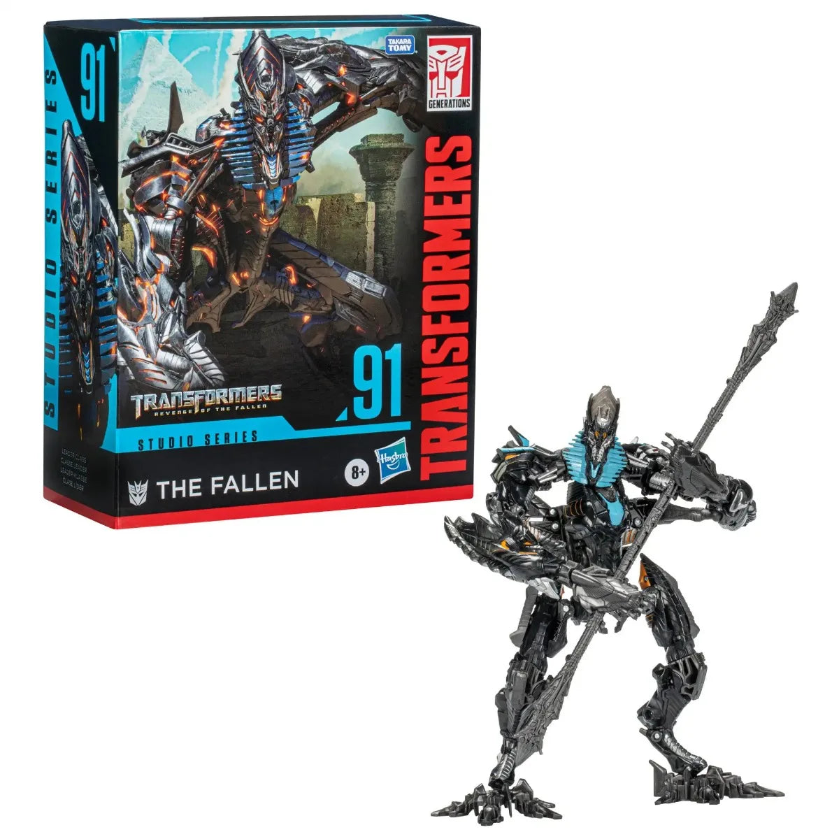 Hasbro Transformers Studio Series 91 Leader Class Revenge of The Fallen The Fallen Action Figure, Ages 8 and Up, 8.5-inch F3202