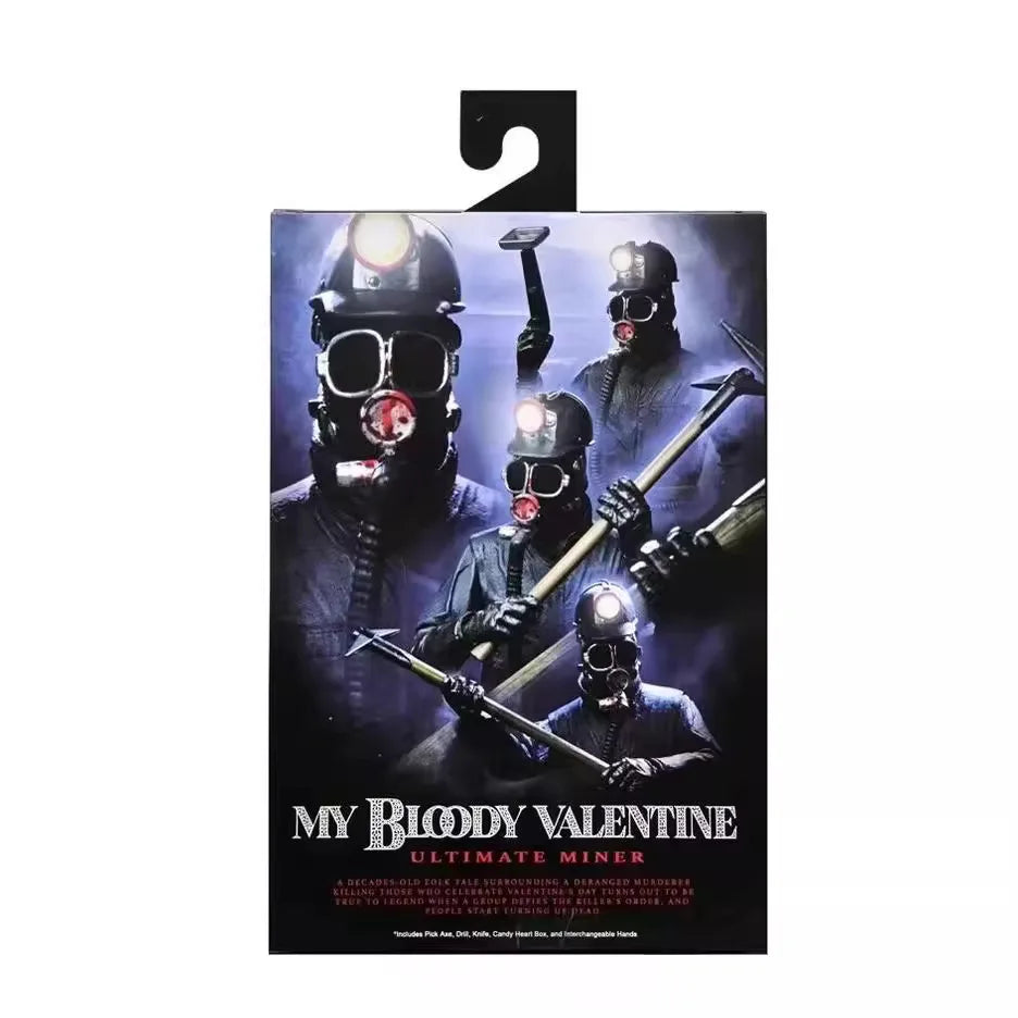 NECA 56085 My Bloody Valentine Ultimate Miner 7" Action Figures Original Model Anime Doll Statue Figura Collection 18 cm Toys