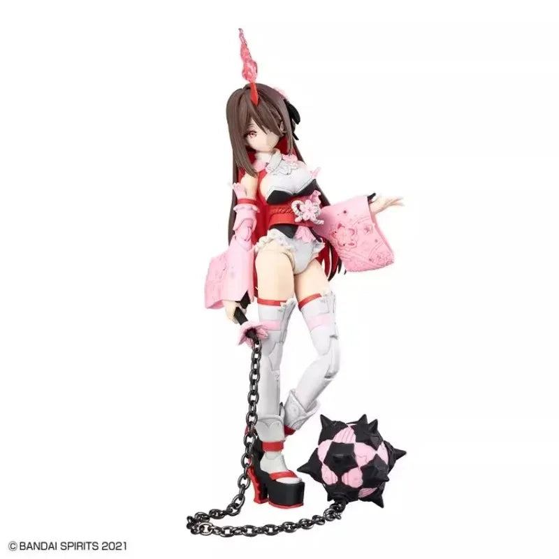 Bandai Original 30MS Model Kit Anime Figure 1/144 SIS-Y00 (COLOR B)Anmi Action Figures Toys Collectible Gifts for Children