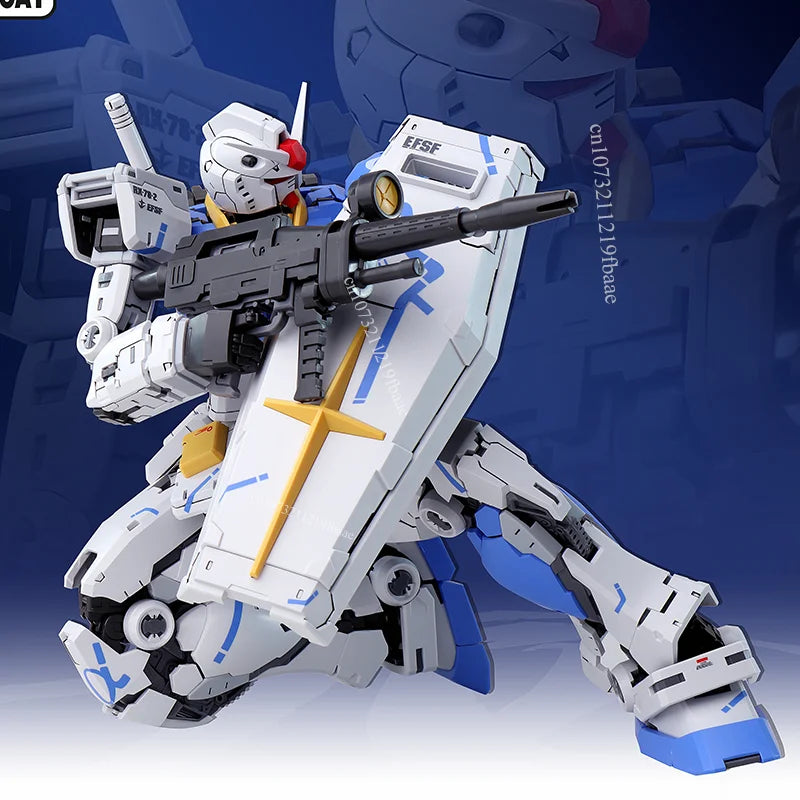 In Stock FAT CAT Model RX-78-2 2.0 RG 1/100 Assembly Model Kit Kuryu Kenichi Color Toy Asano Blue Action Figure Plastic Gifts