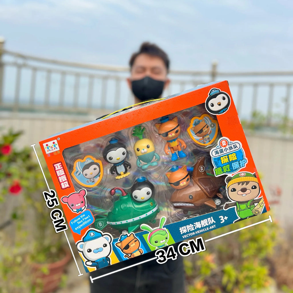 2025 Original Octonauts Gup Submarine Boat Model Toys Kwazii Barnacles Peso Action Figures TV Toys Children Gift