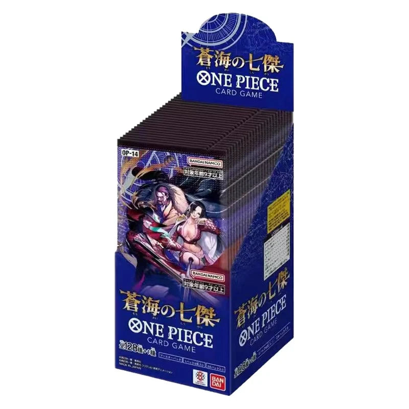 Genuine BANDAI One Piece Trading Card Game - OP14 TCG Kingdom of Plots Collection Japanese Cartoon Toys in Stock