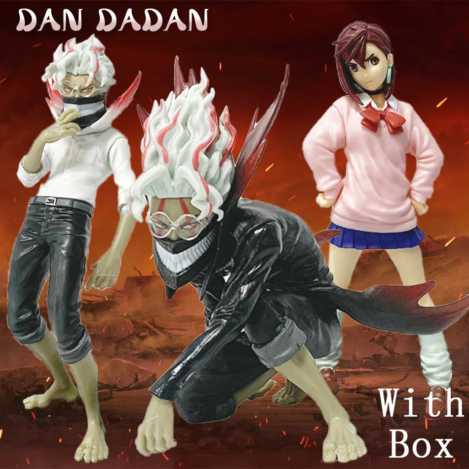18 см аниме фигурка Dandadan Ayase Momo Takakura Ken SHFiguarts Transformed Assembly PVC модел Decora Toy Екшън фигурки Подарък