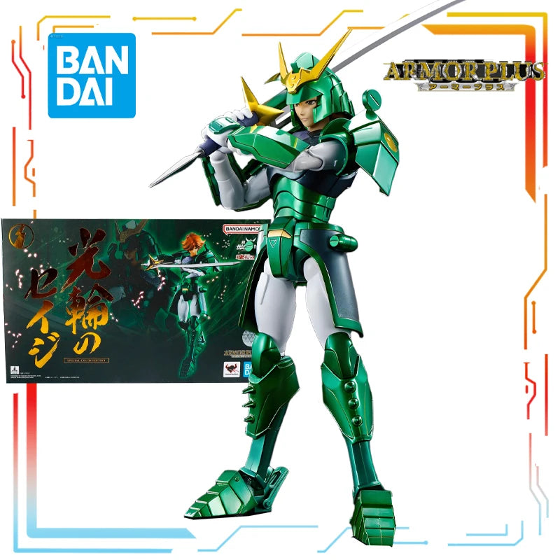 Direct Delivery in Stock BANDAI Original ARMOR PLUS Movable Series Ronin Warriors Anime Figure Model Toys Model Gifts for Boys
