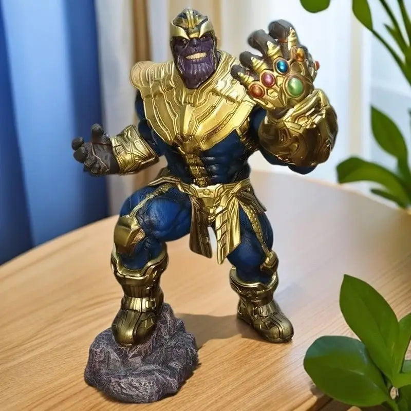63cm The Avengers Figure Thanos Thor Odinson GK Anime Collection Model Desktop Ornament Decorations Holiday Gifts Children Toys