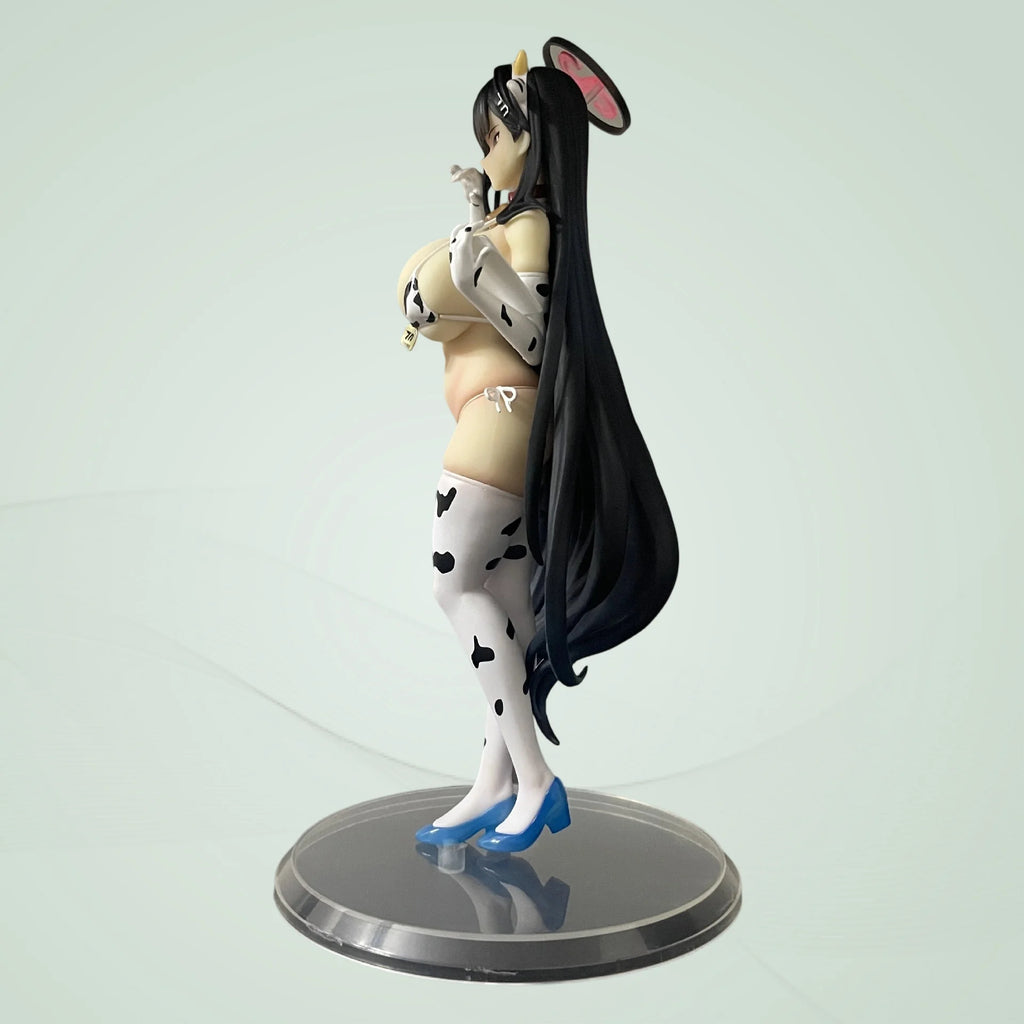 Anime Gk Figure Rion Tsukigetsu Cow Bikini Pvc Collectible Model Desktop Ornament For Adult Collectors Home Decoration Display