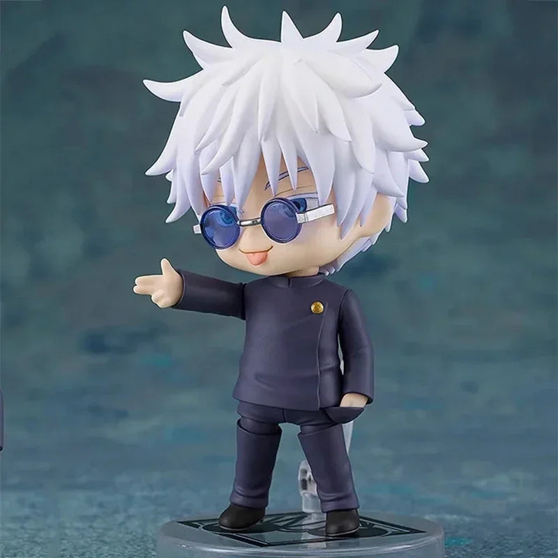 Gojo Jujutsu Kaisen Anime Figure #2205 Satoru Gojo Action Figure Q Version 10cm Model PVC Collectible Doll Birthday Gifts