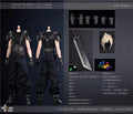 GAMETOYS GT-006D 1/6 Male Soldier Cloud Body Clothing Set Model Toy In Stock