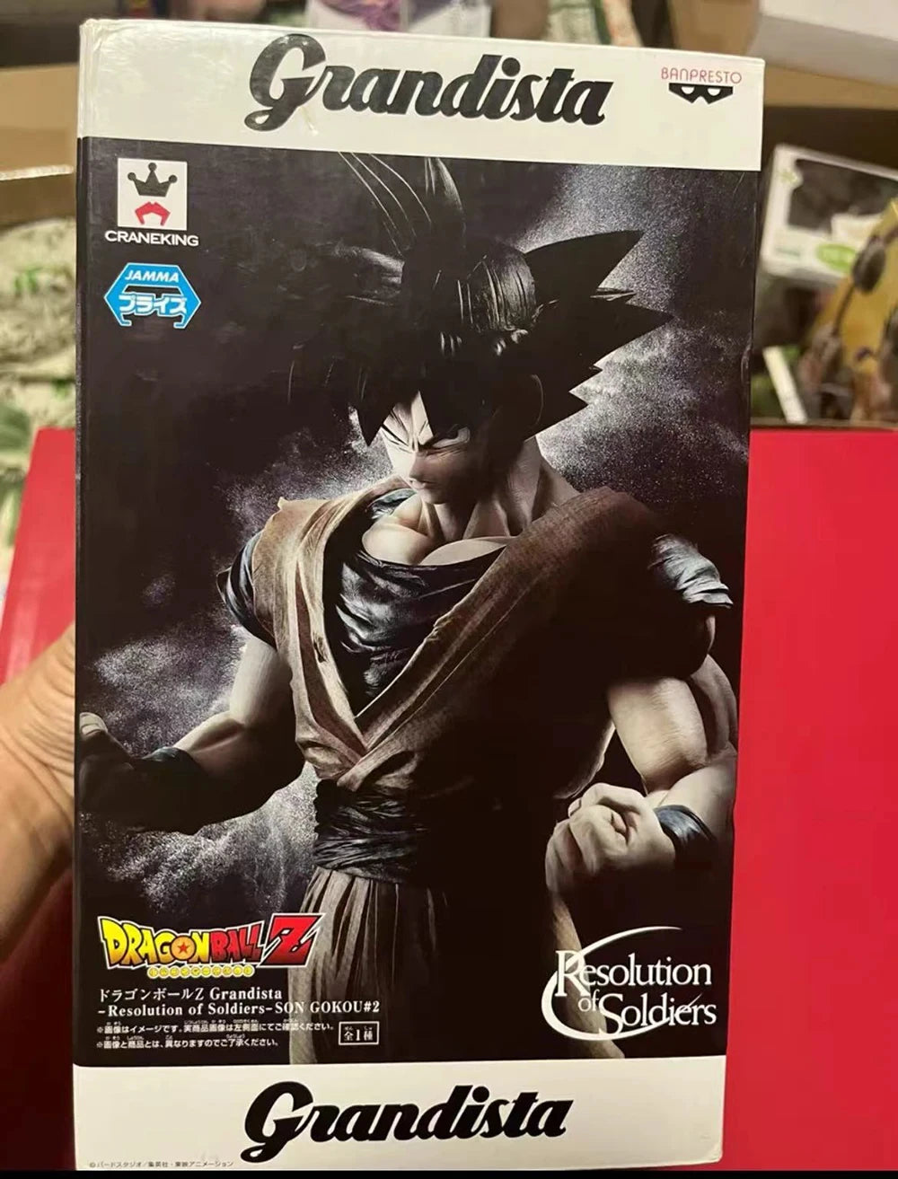 100% Original in Stock Bandai Spirits BANPRESTO Grandista Dragon Ball Z Son Goku Anime Figure Collection Series Model Toys
