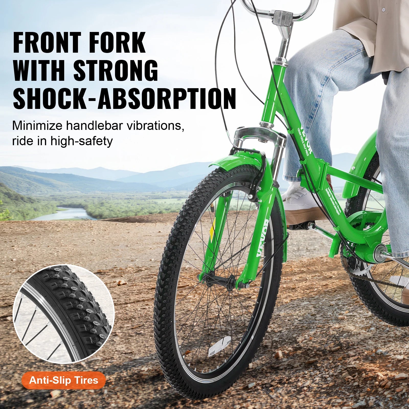 SucceBuy 20-26inch Folding Adult Tricycle 7 Speed Carbon Steel 3 Wheels with Basket Adjustable Seat Shopping Picnic For Seniors