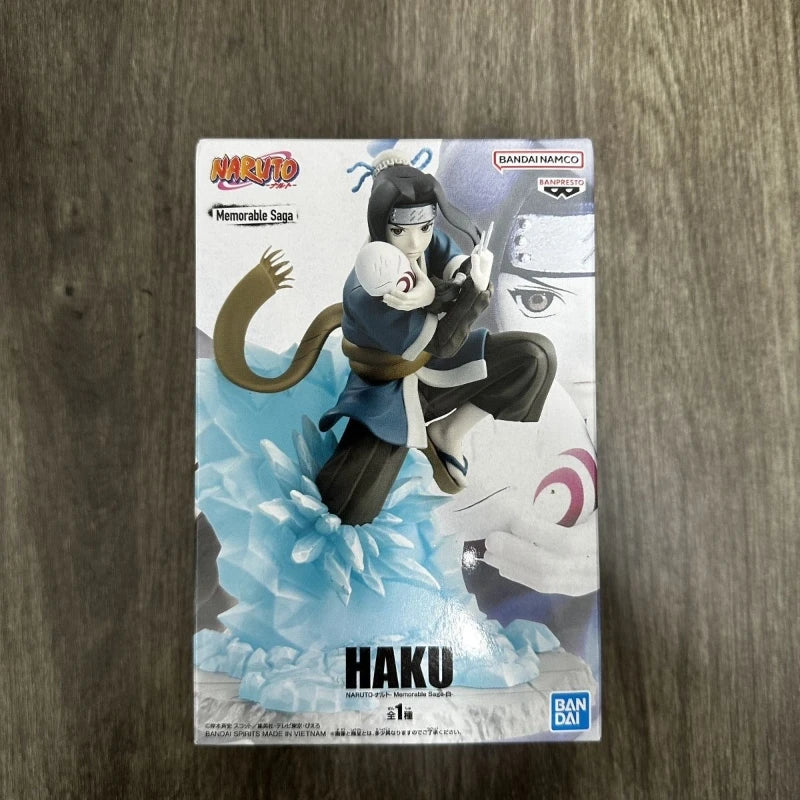 In Stock Banpresto Anime Memorable Saga Naruto Haku Action Model Figure Toys Original Collectibles Gift WY