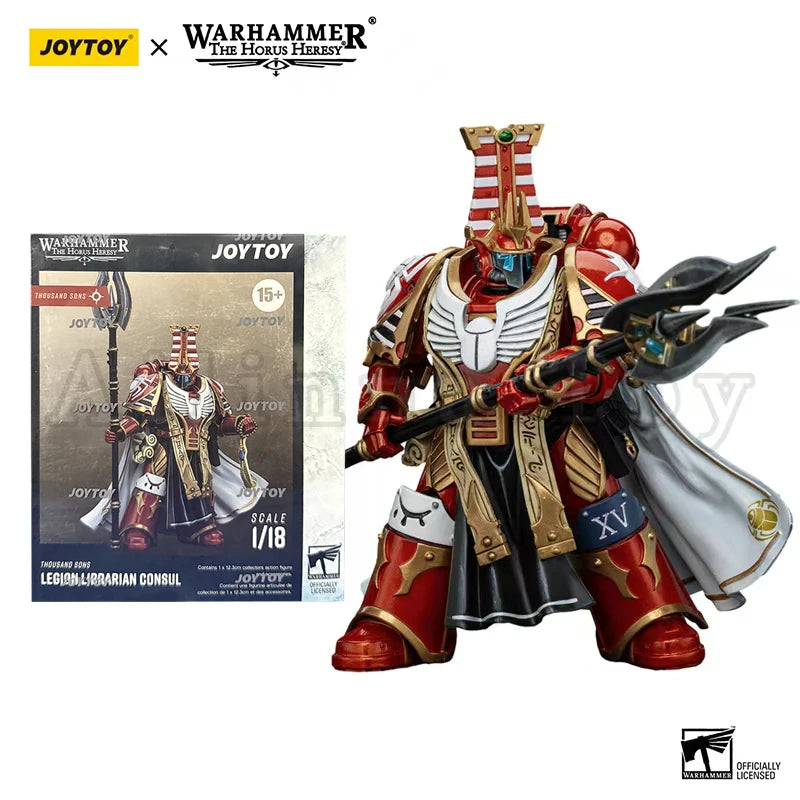 JOYTOY 1/18 Action Figure The Horus Heresy Thousand Sons Legion MK IV Tactical Squad Khenetai Occult Cabal Librarian Consul