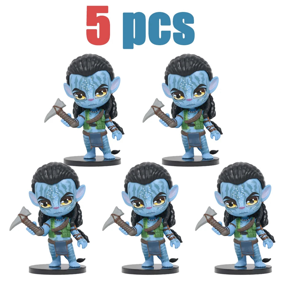 Avatar 2 Neytiri & Jake Sully PVC Figure Model Small Statues Collectibles Desktop Decorations Doll Models Decorations Gifts