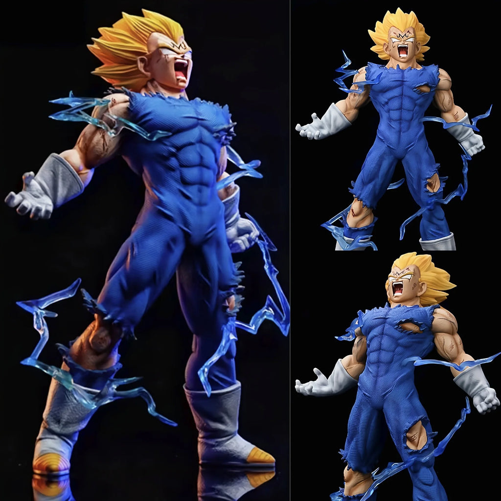 Seven Dragon Ball Goku action figure model Super Saiyan Gokibebiget battle-damaged comic anime figurine peripheral accessory
