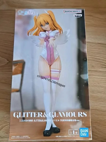 In Stock Bandai 2.5 Dimensional Seduction RIRISA AMANO Lily Elu Ariel Anime Action Figures Model GLITTER & GLAMOURS Ornaments