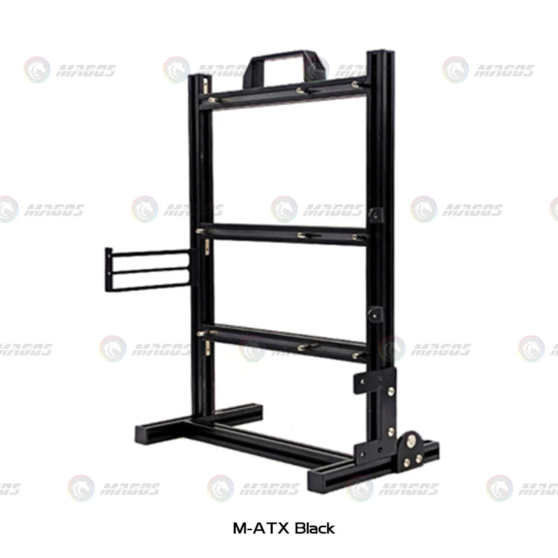 Aluminum Fully Open Case Frame Support ITX / MATX /ATX Motherboard,Vertical Computer Housing PC Water Cooling Gamer DIY Cabinet