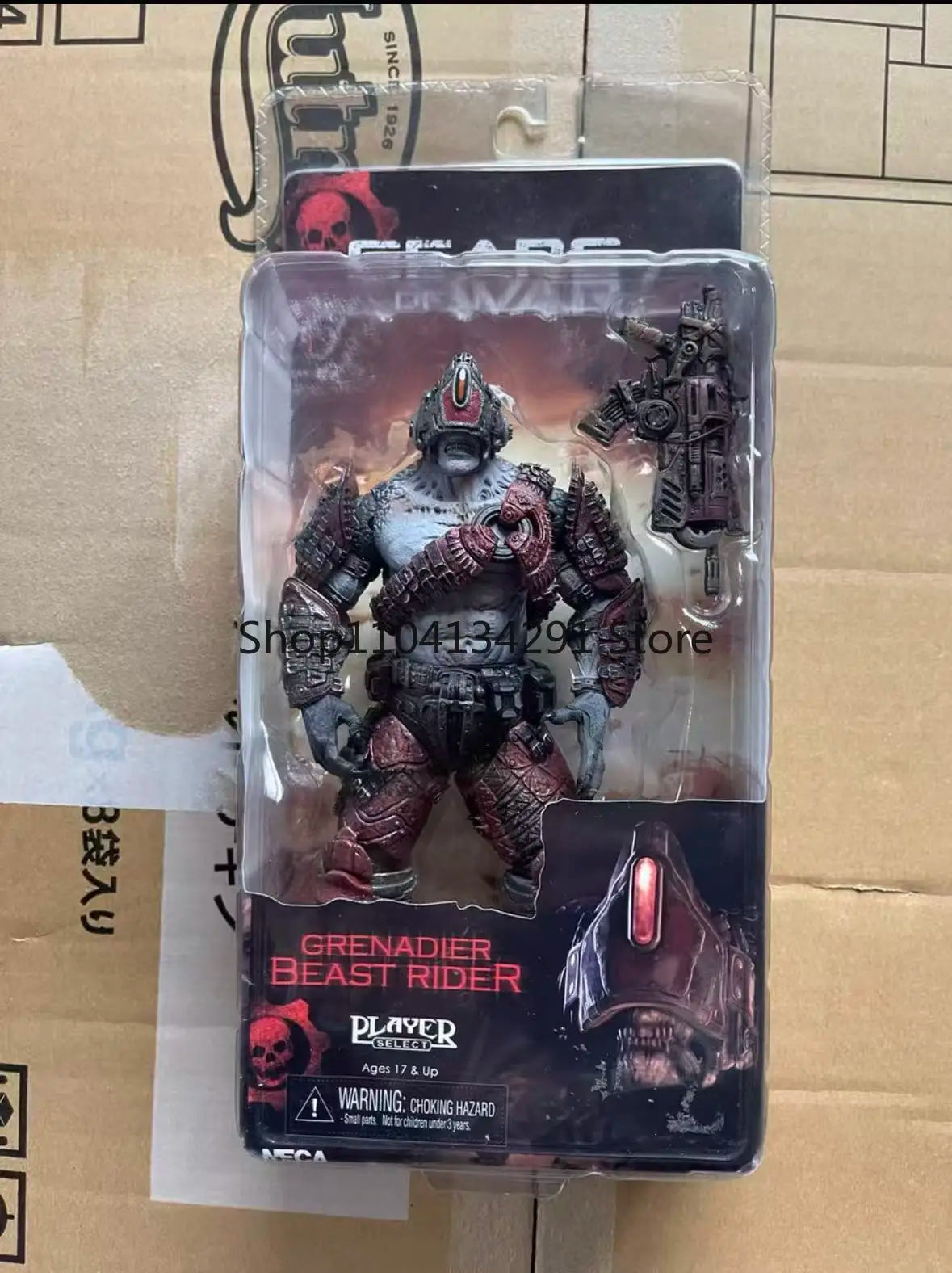 Original Storm Toys Gears of War Full Series Soldier Figures 6-inch Beast Rider 18cm Articulated Action Figure Collector's Gift