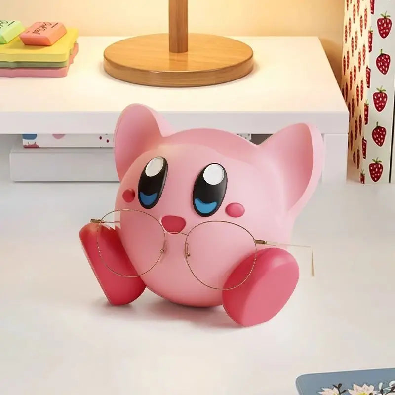 Cute Kirby Switch Game Controller Stand Anime Glasses Display Rack Fashionable Creative Drawing Room Tabletop Decorations Gift